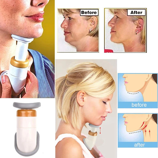 Neckline Slimmer™ たった1日2分で、二重あごとサヨナラ！ 自宅で簡単ケア・3段階の強度・初心者から上級者までOK！